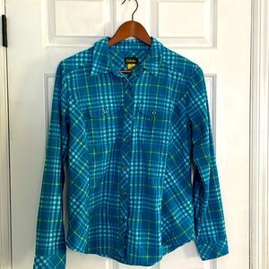 Cabelas flannel top size s